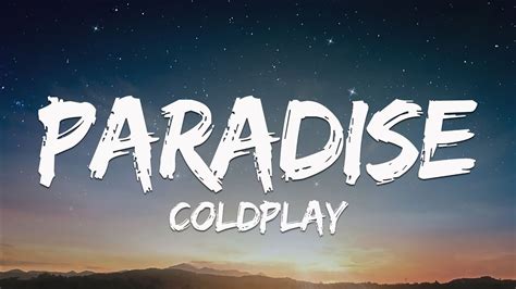 paradise coldplay lyrics